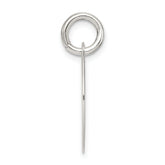 Sophia Jewelers 925 Sterling Silver Polished Hope Pendant with Enamel Detailing